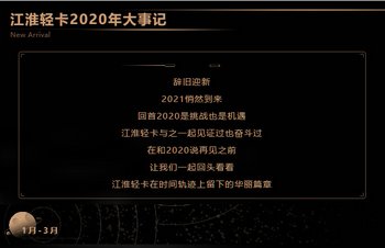 【有大事】歡迎檢閱！2020江淮輕卡大事記 